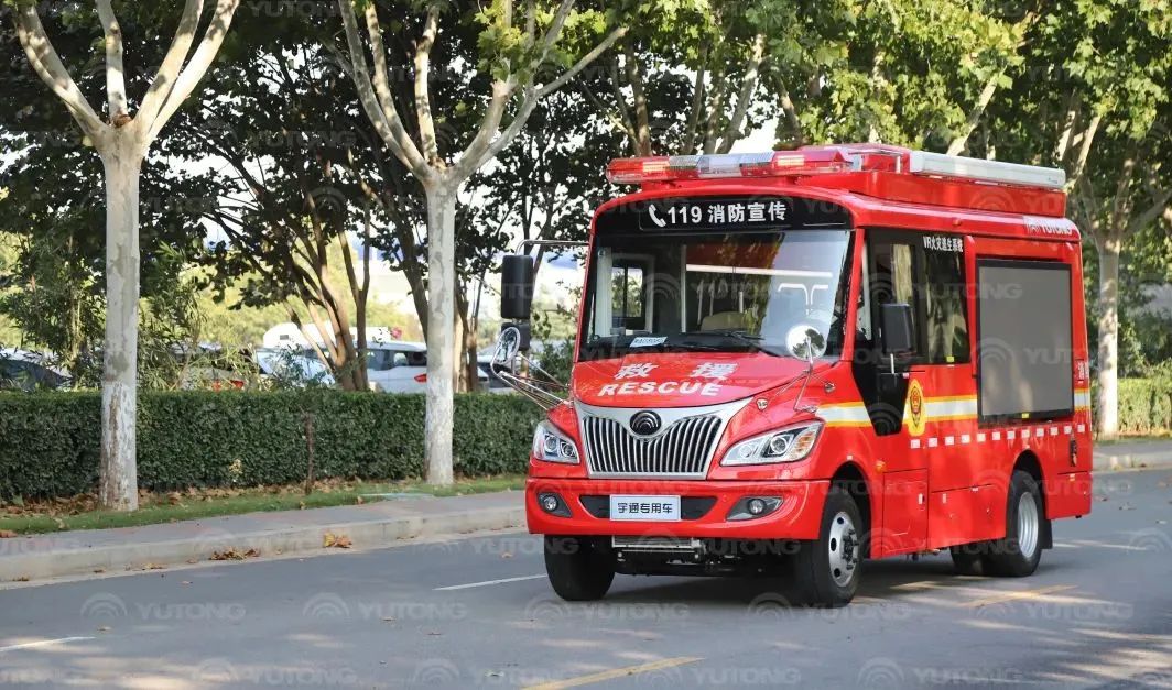 宇通消防宣傳車，和這節(jié)“全民安全公開課”一起播散“安全”的種子！