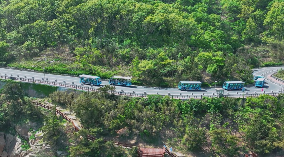 宇通觀光車多次“結(jié)緣”連島，助力景區(qū)高質(zhì)量發(fā)展