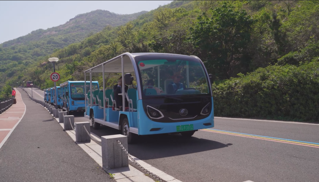 宇通觀光車多次“結(jié)緣”連島，助力景區(qū)高質(zhì)量發(fā)展