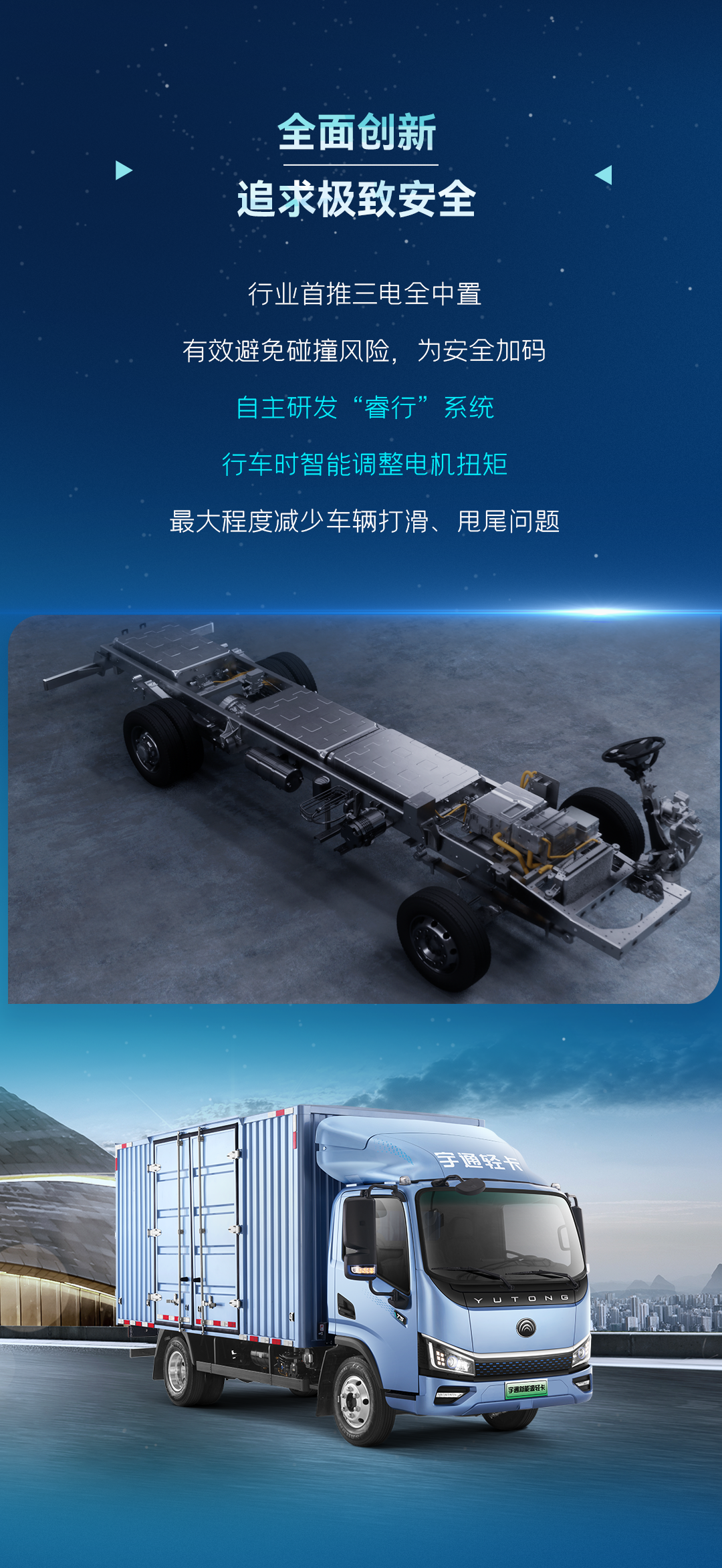 一圖看懂宇通輕卡上市新品！