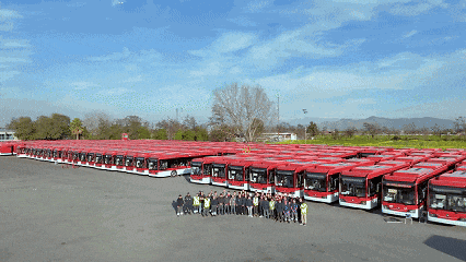 再+372輛中國(guó)新能源公交！宇通為智利綠色交通轉(zhuǎn)型提交新答案