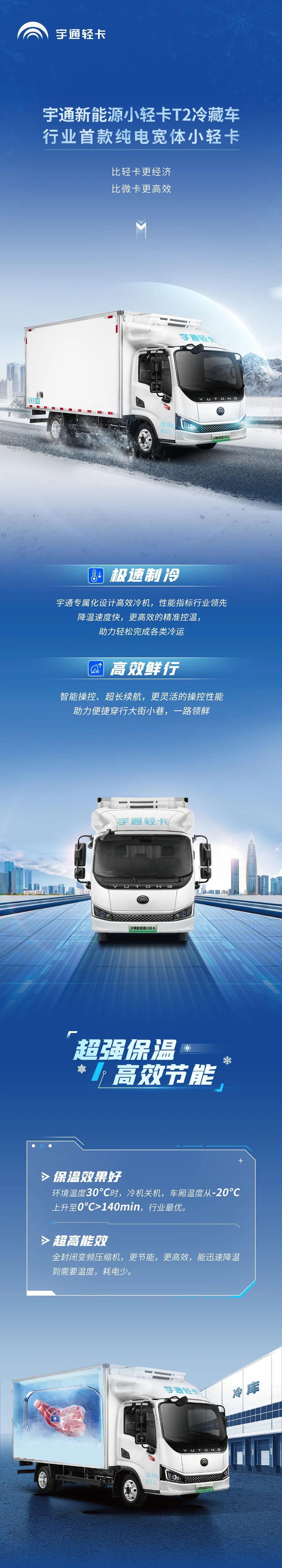 宇通小輕卡T2【冷藏車】