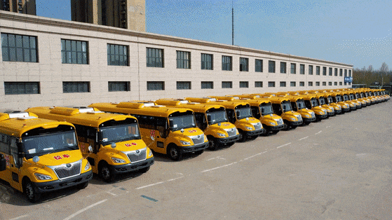 90輛宇通校車交付北國春城！