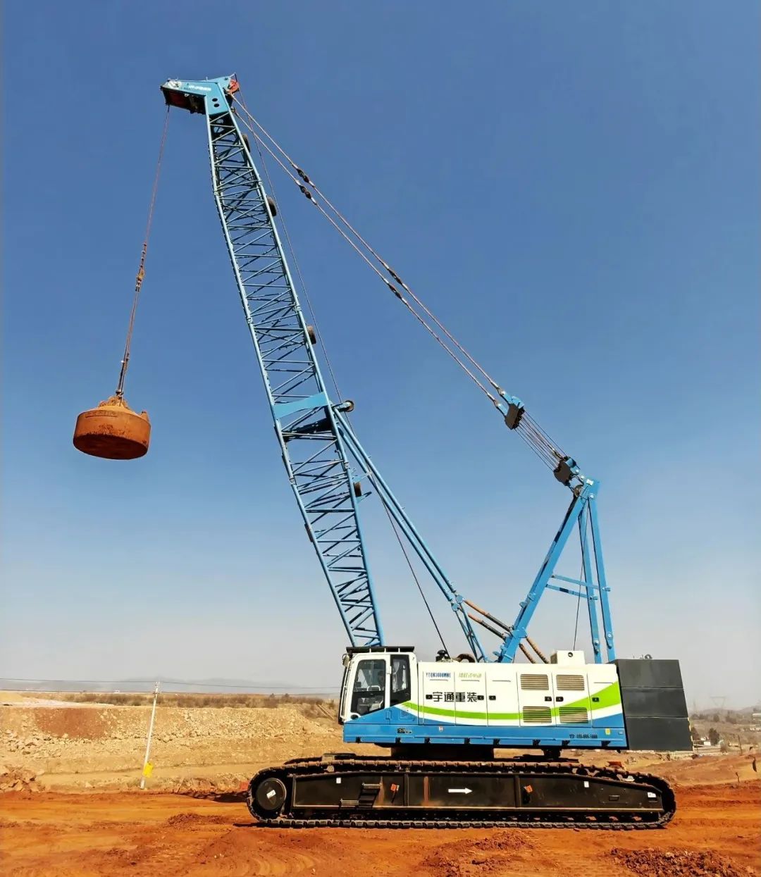 發(fā)展新質(zhì)生產(chǎn)力，山西寶泰喜提國內(nèi)最大電動強夯機