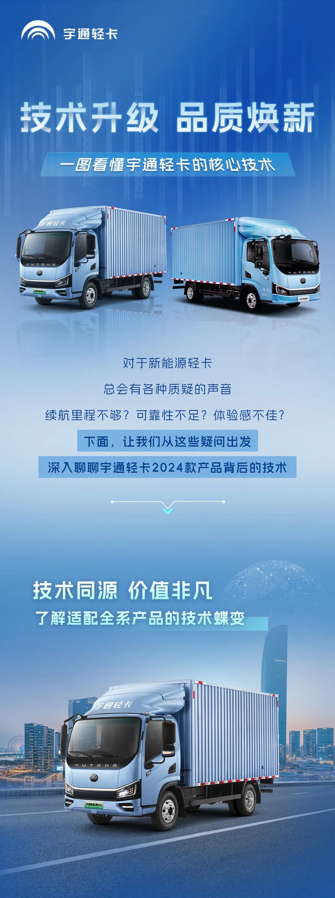 不藏了，宇通輕卡再一次技術(shù)蝶變了！